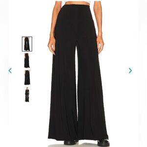 NORMA KAMALI xRevolve Lifestyle Elephant Pant Black Wide Leg Size S